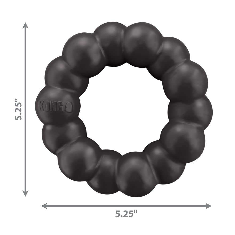 Minimalist Black Kong Company Extreme Ring Dog Toy