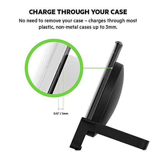 Minimalist Black Belkin BoostCharge 10W Fast Wireless Charging Stand