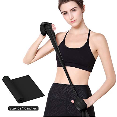 Minimalist Black Professional Exercise, Resistance Bands, Perfect for Strength Training, Physical Therapy