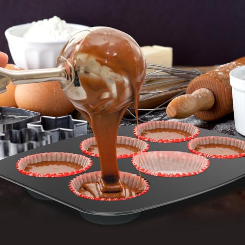 Minimalist Black 8-Piece Nonstick Stackable Bakeware Set