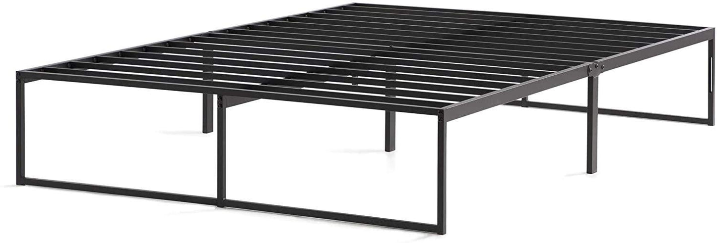 Minimalist Black Contemporary Platform Bed Frame, Twin, Multiple Sizes Available