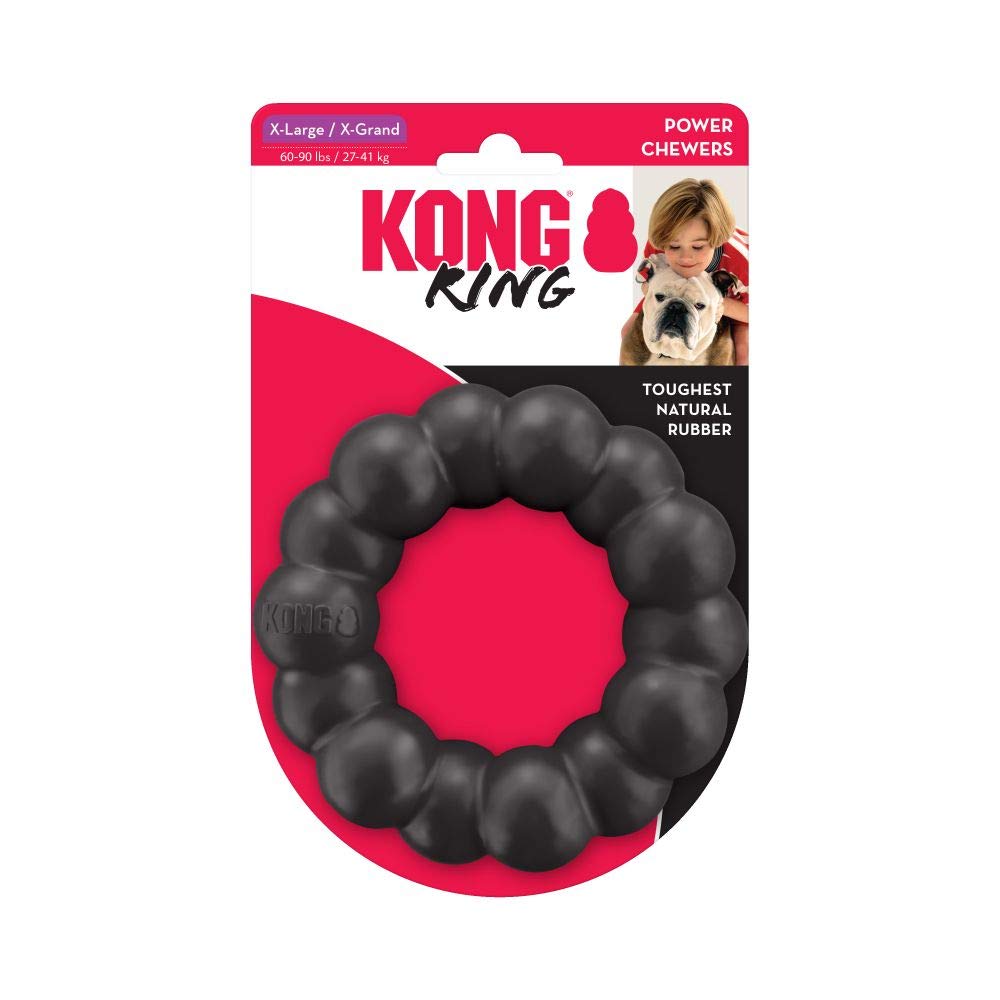 Minimalist Black Kong Company Extreme Ring Dog Toy