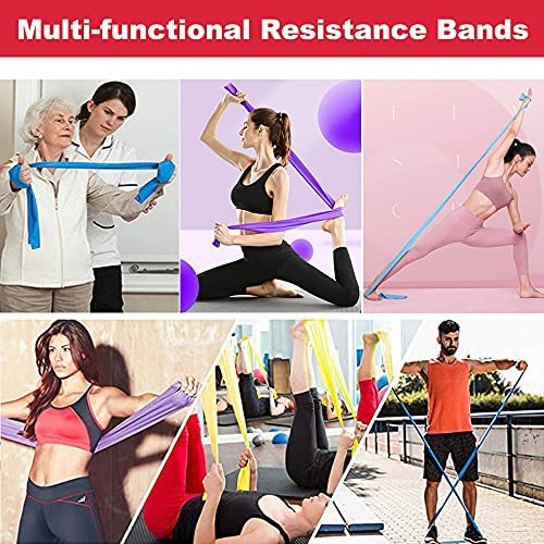 Minimalist Black Professional Exercise, Resistance Bands, Perfect for Strength Training, Physical Therapy