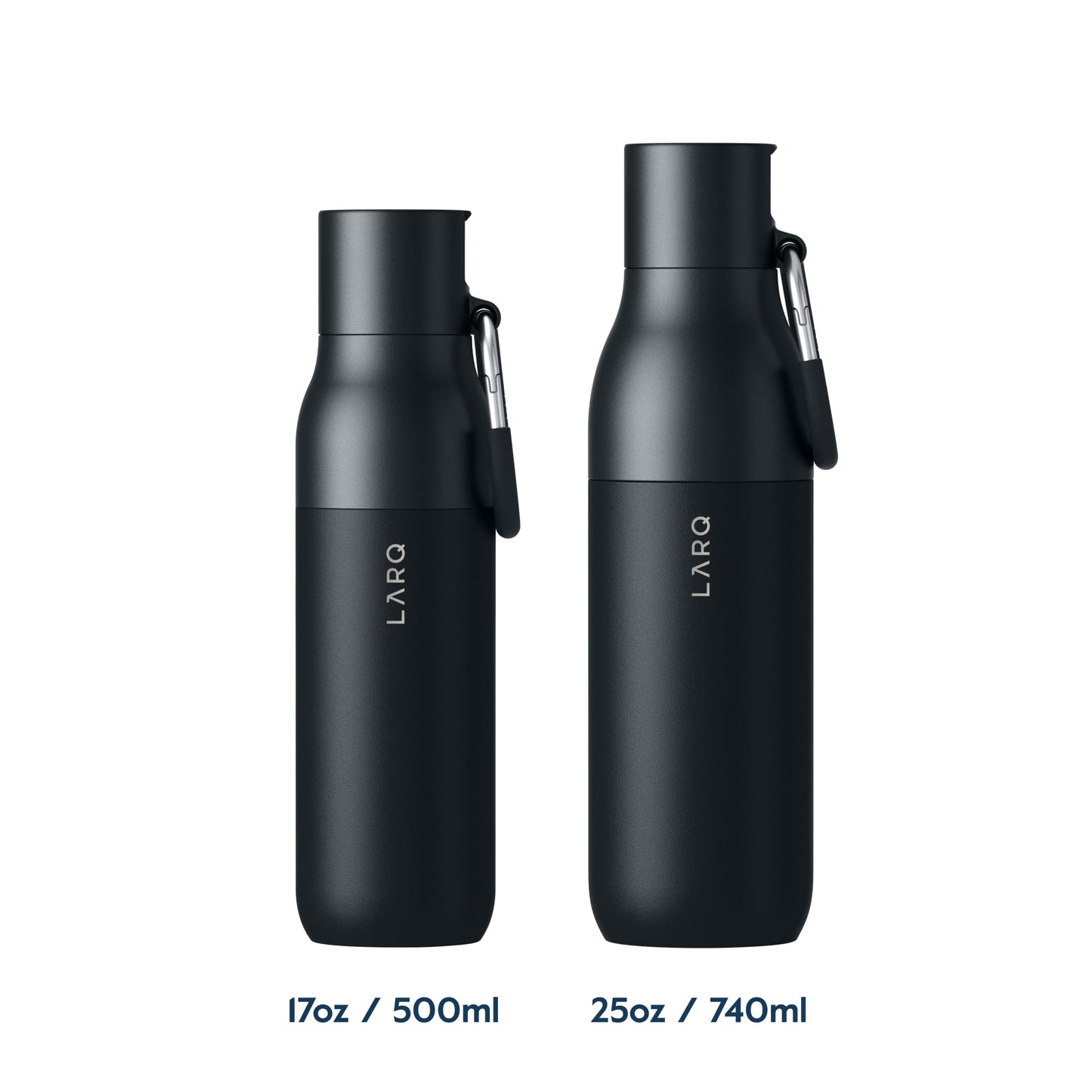 Minimalist Black 25oz Flip Top Insulated Stainless Steel Water Bottle with Straw, BPA Free, Reusable Water Bottle for Sports, Gym, Travel, 24 Hour Chill