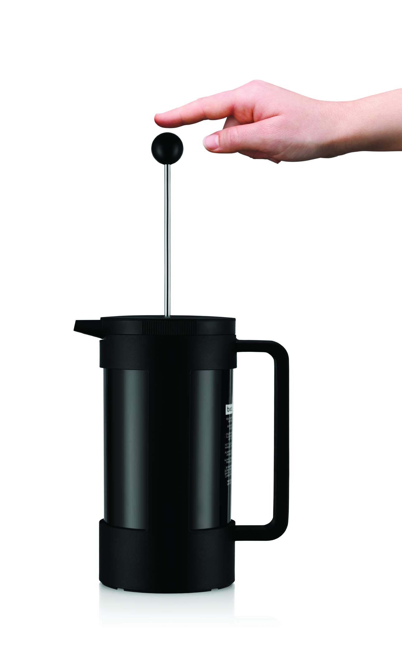 Minimalist Black BODUM Bean Sustainable French Press 34 Ounce Coffee Maker