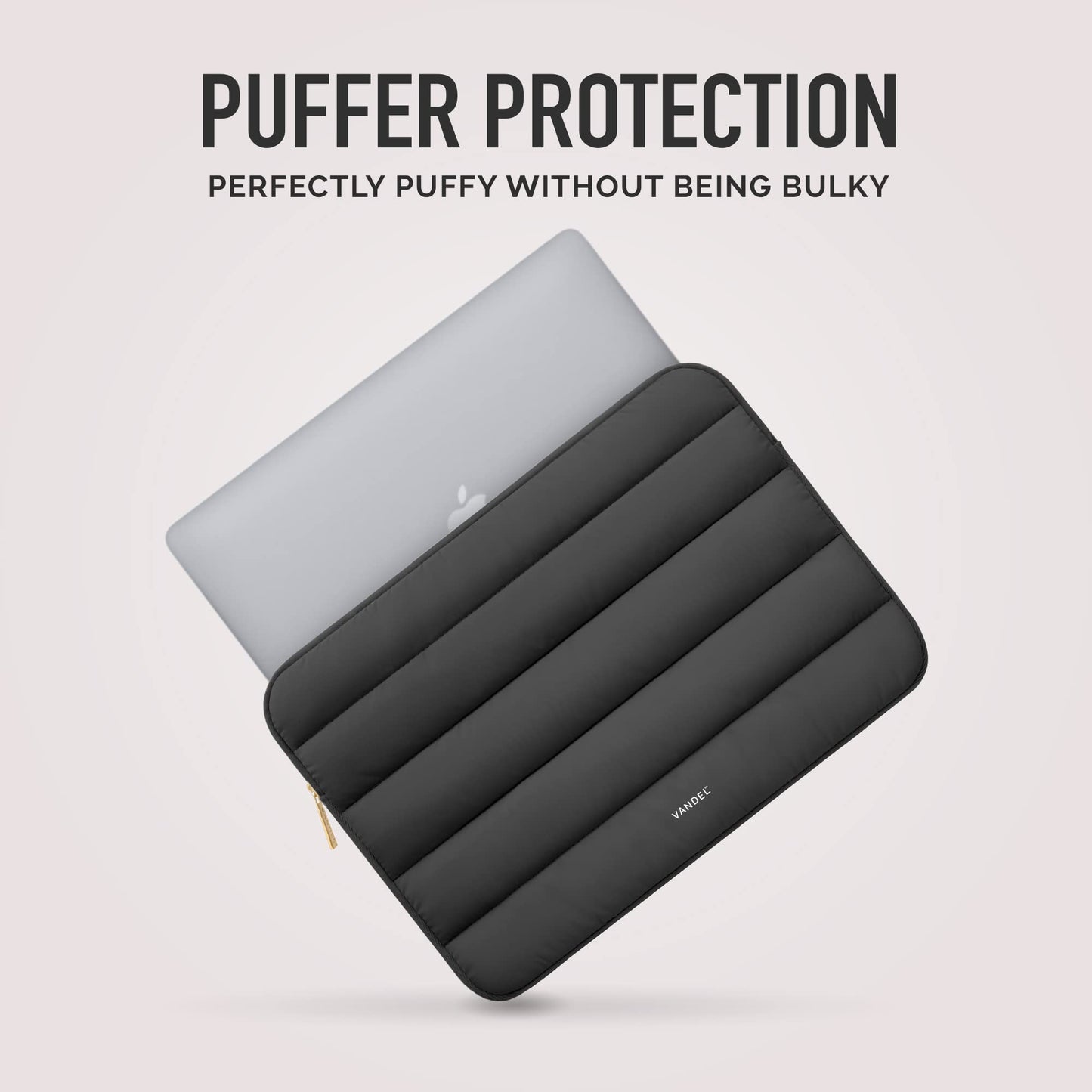 Minimalist Black Vandel 13-14" Laptop Sleeve