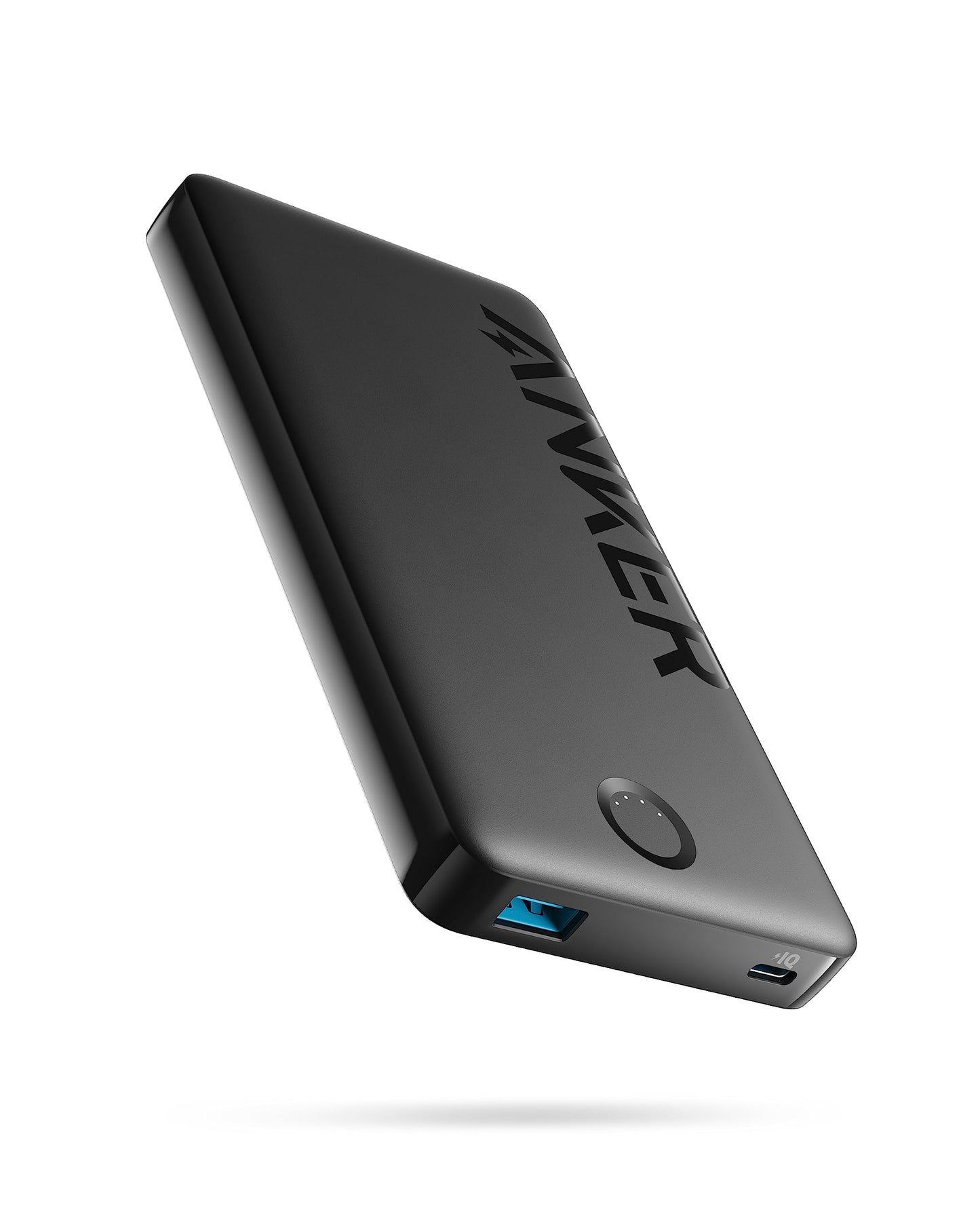 Minimalist Black Anker USB-C 10K Power Bank