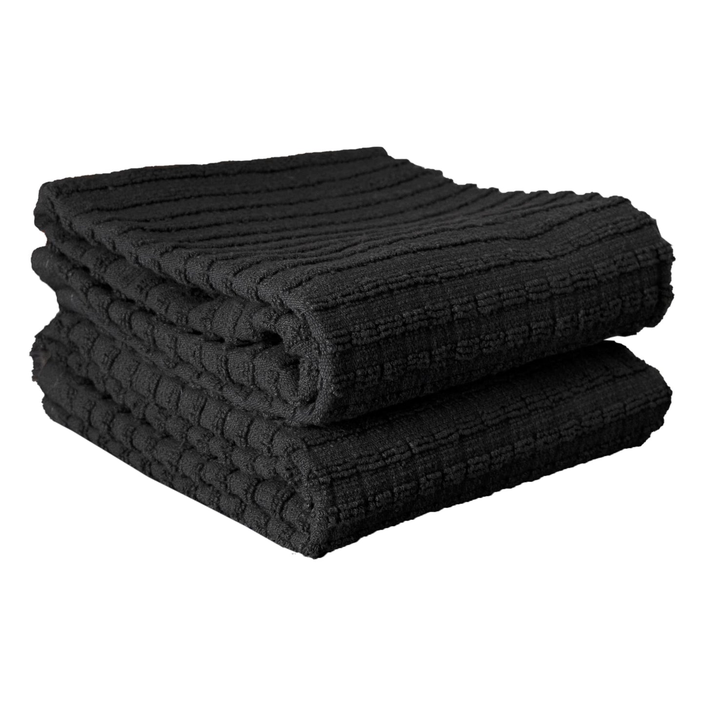 Minimalist Black Ritz Royale Collection: 2-Piece Kitchen Towel Set
