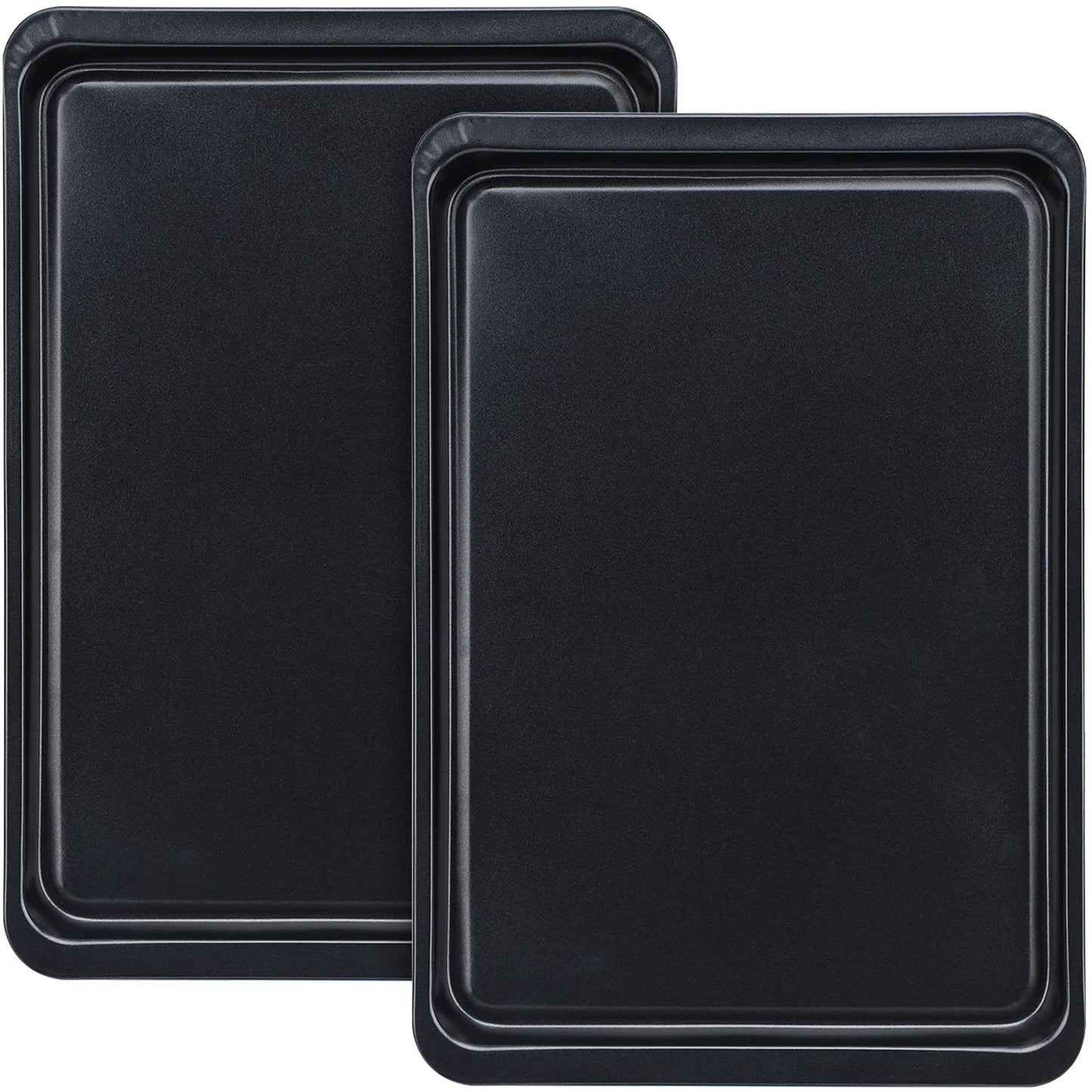 Minimalist Black Carbon Steel 10x14 Inch Baking Sheets, Set of 2