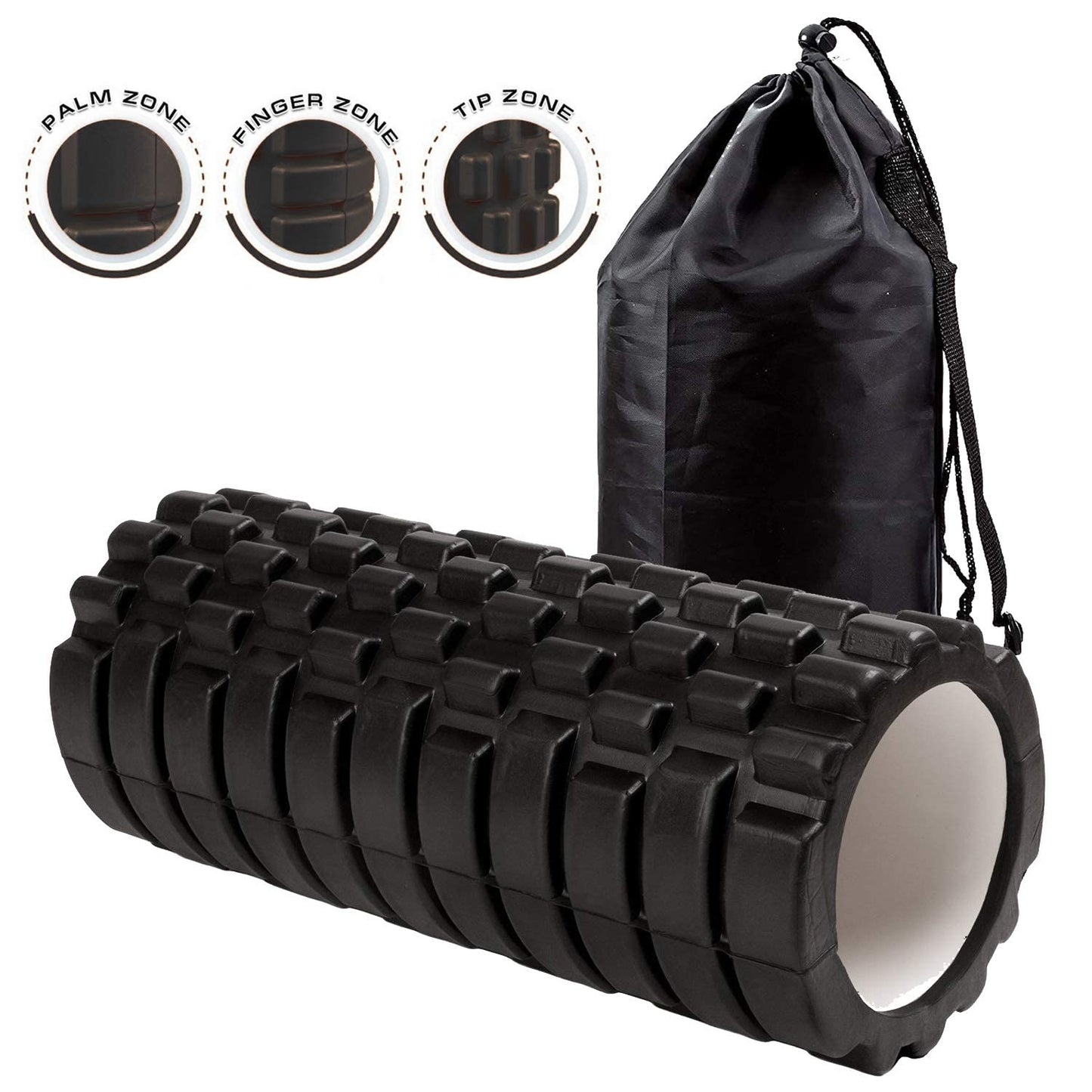 Minimalist Black 13" Deep Tissue Massage Foam Roller