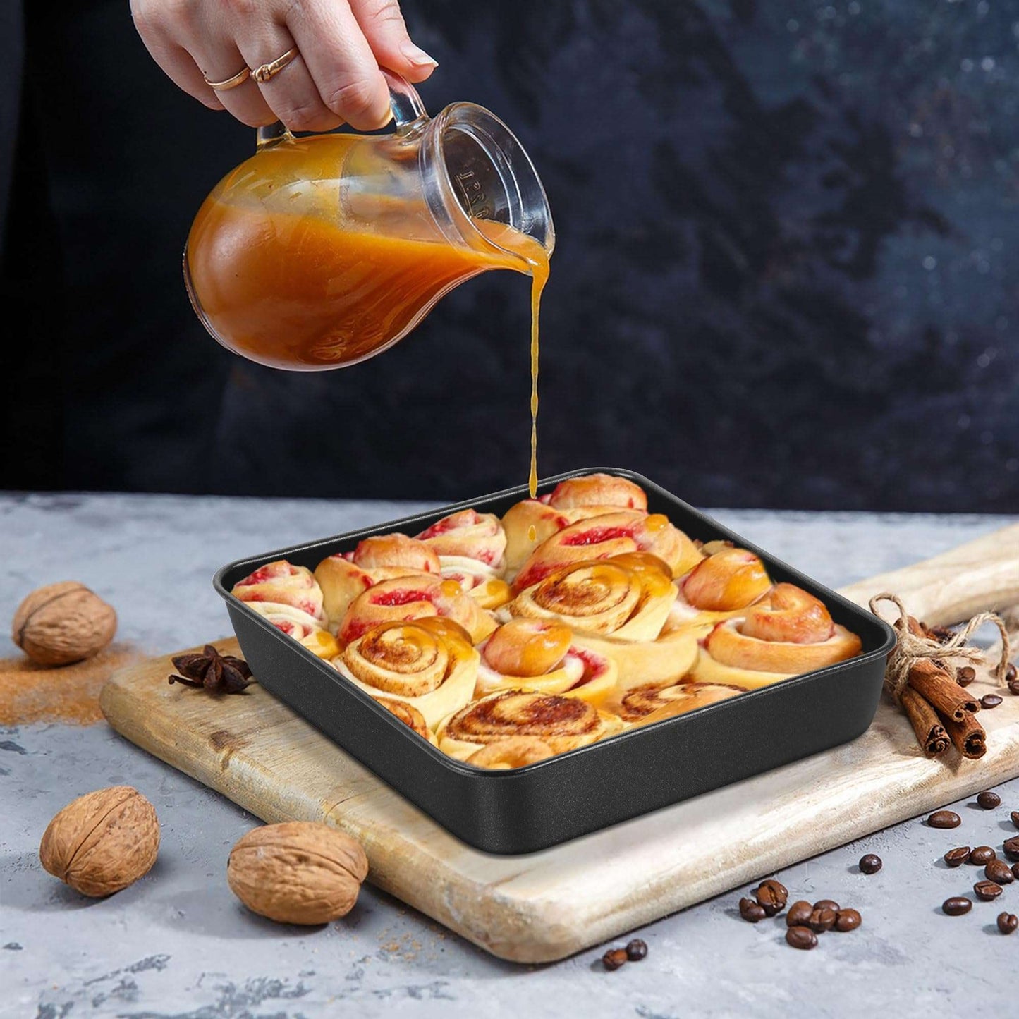 Minimalist Black 8"x8"x 2" Nonstick Baking Pan