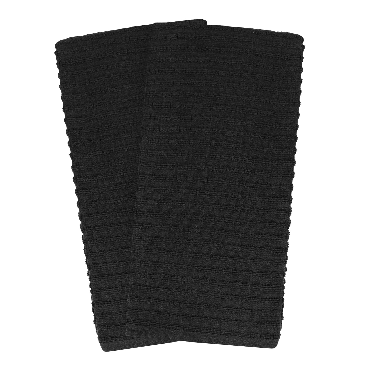 Minimalist Black Ritz Royale Collection: 2-Piece Kitchen Towel Set