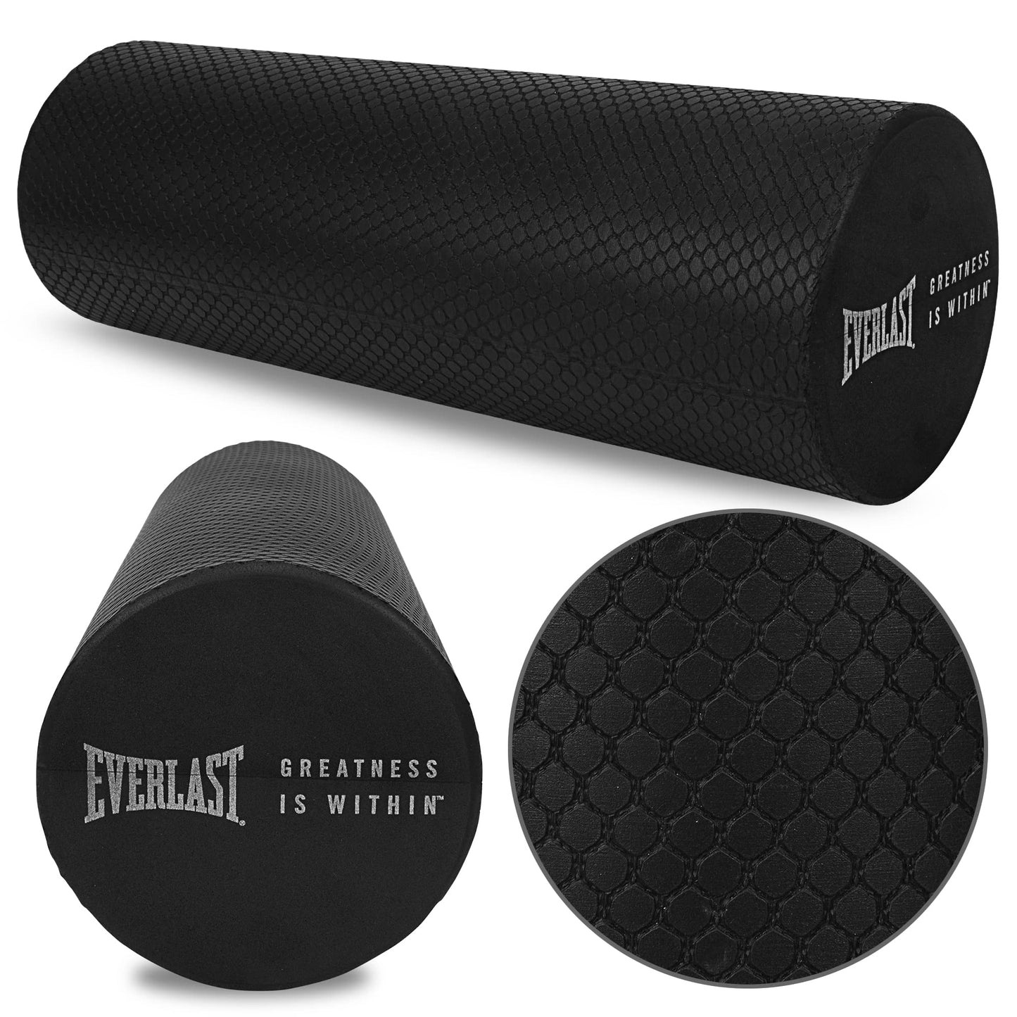 Minimalist Black Everlast FIT 18-Inch Premium Rx EVA Exercise Foam Roller