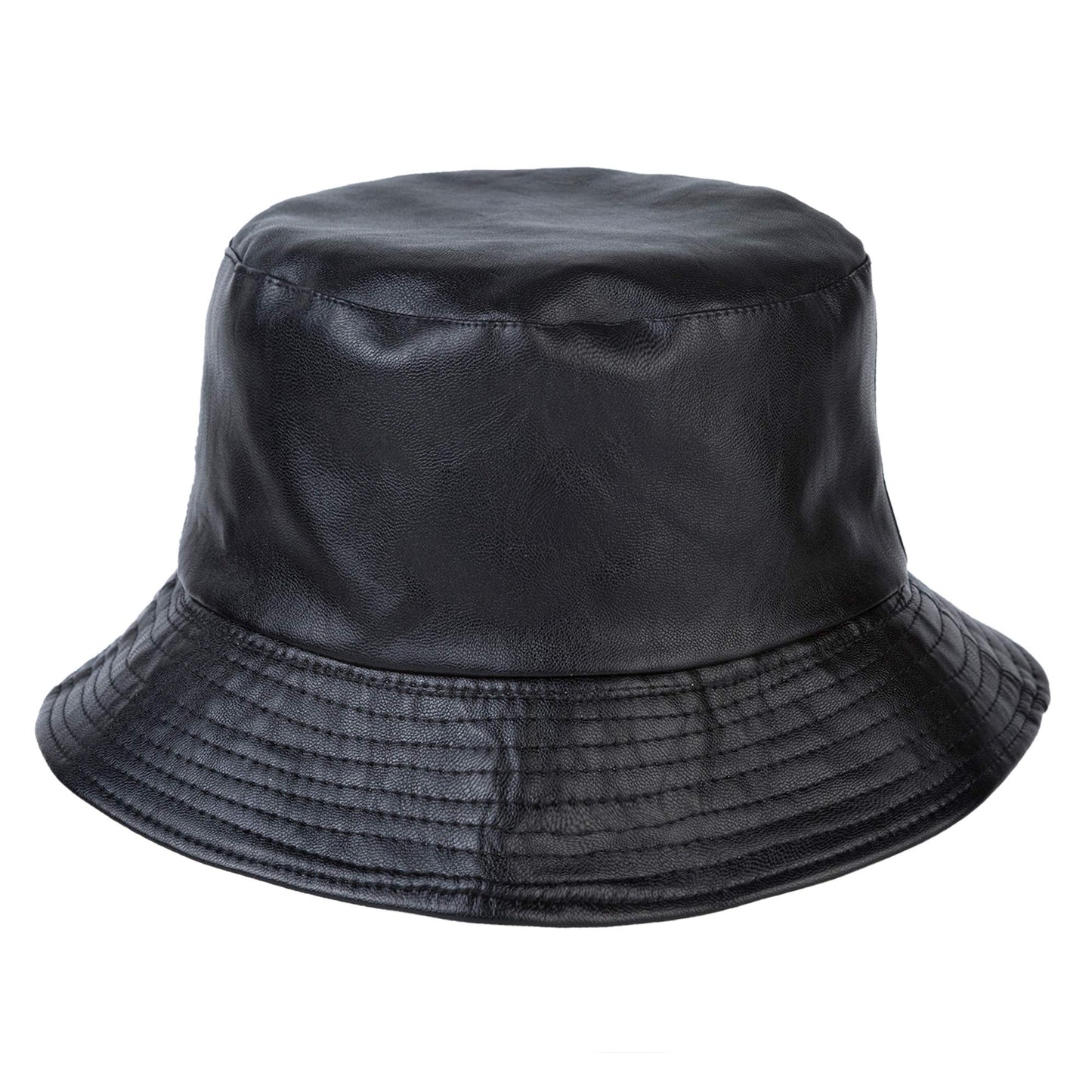 Minimalist Black Unisex Fashion Bucket Hat