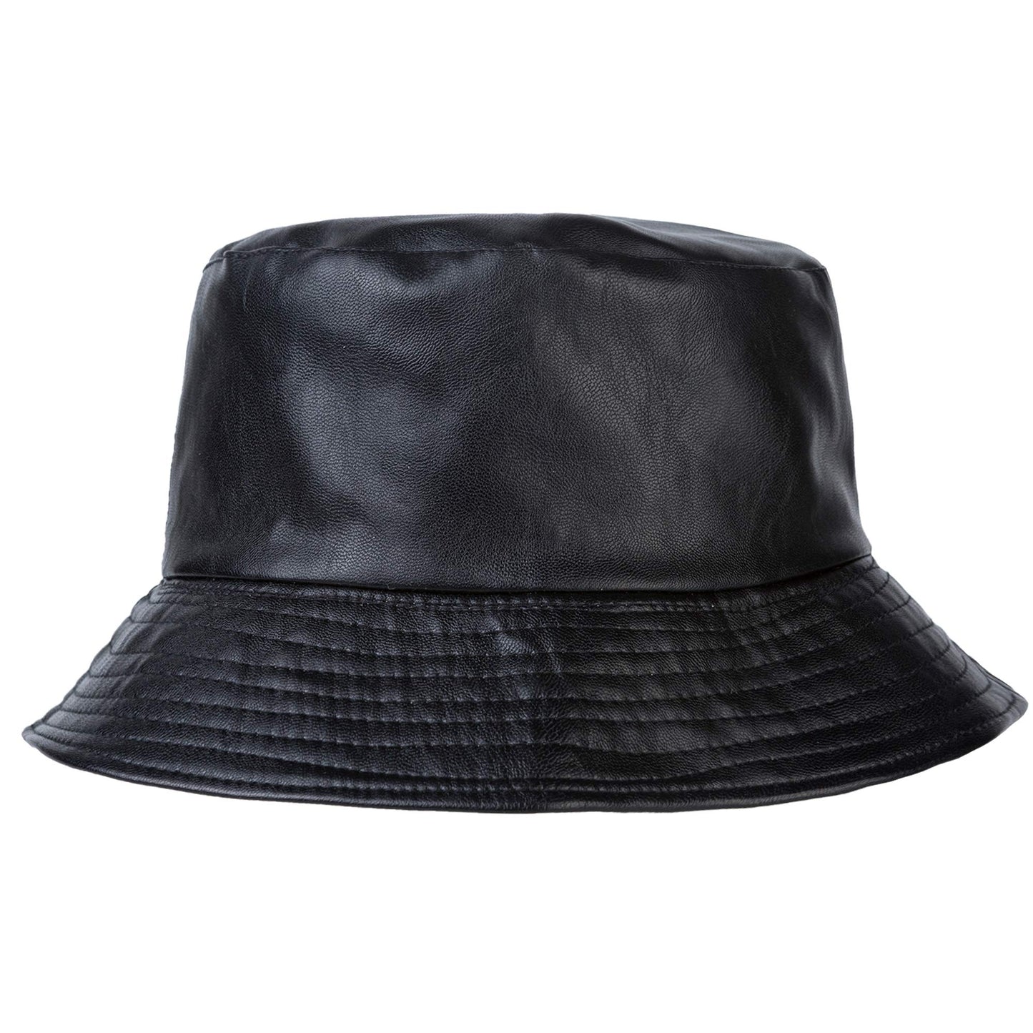 Minimalist Black Unisex Fashion Bucket Hat