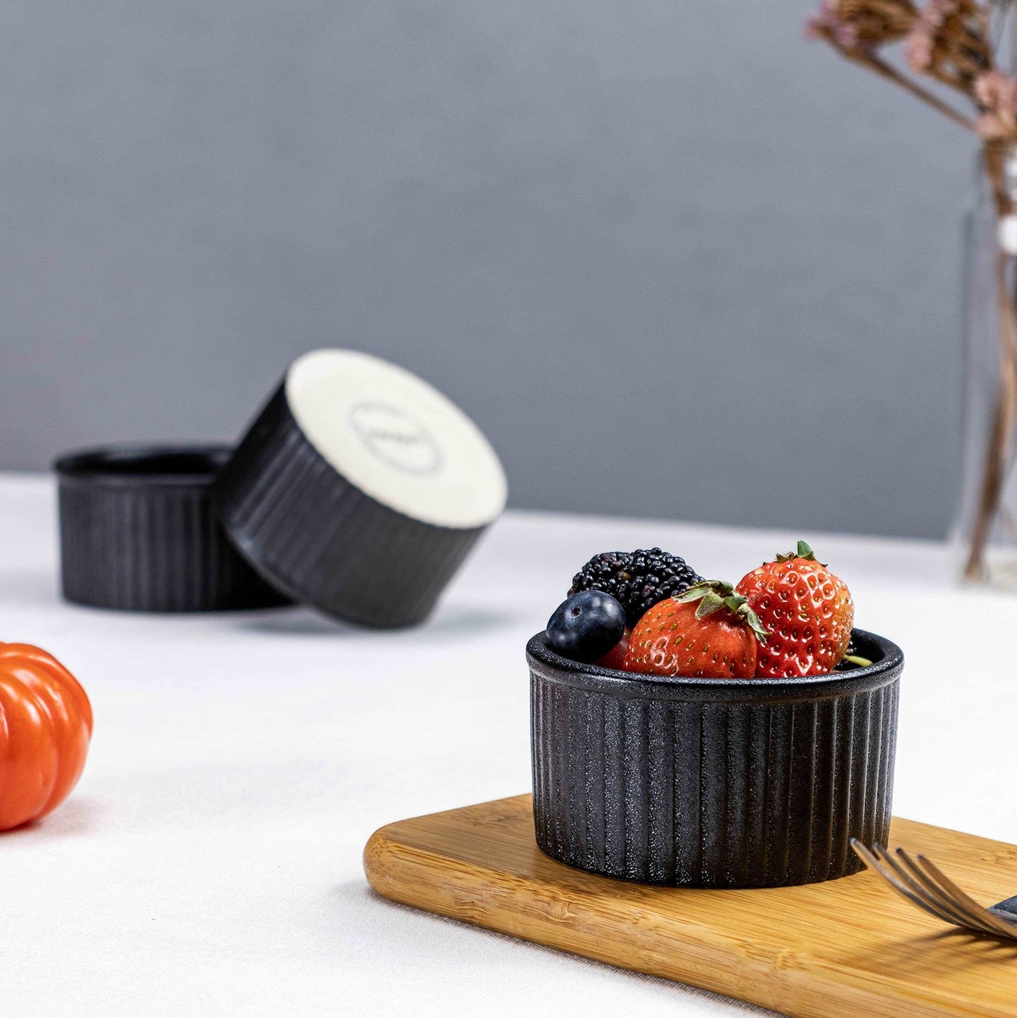 Minimalist Black 6 oz Ramekin, Set of 6