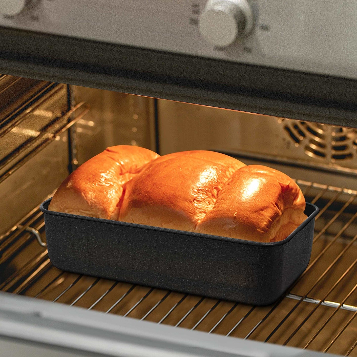 Minimalist Black Loaf Pan Set for Cakes, Bread, Loaves, Set of 2